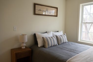 Bedroom 3 of a 3 Bedroom Unit in the Evergreen Way Community, a high-end townhouse community by Socha Companies in Manchester NH